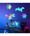 9 st. RGBIC Diamant Wandlampen - complete set met 9 panelen