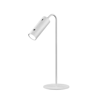 Oplaadbare 3-in-1 LED-lamp - Magnetisch, wit, dimbaar, incl. voet en 2 stuks montagebeugels