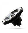GU10 10W LED spot - AR111, 20° stralingshoek, 5 jaar garantie, zwarte behuizing