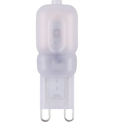 G9 2W dimbare LED lamp - 200lm, 360°, mat glas, 2700K