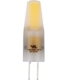 G4 1,5W dimbare LED lamp, 12V - 140lm, COB, mat glas, warm wit
