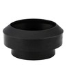Rubber ring voor E27 fitting - Waterbestendig, zwart, groot model