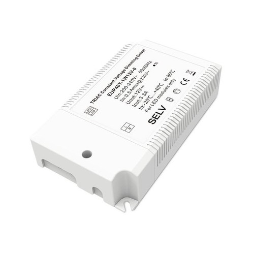 40W / 12V DC dimbare voeding - 3,3A, Triac, IP20