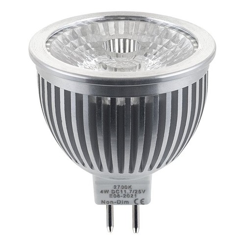 GU5.3 4W LED lamp - 12-30V, 325lm, 38°, MR16, 2700K
