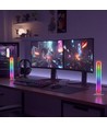 2 st. RGBIC infinite ambient light bar wit - 24cm, Bluetooth, 5W
