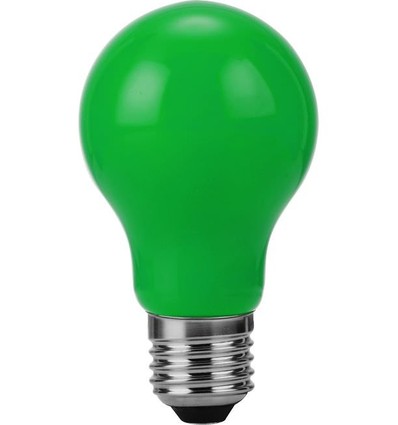 E27 1W LED filament lamp - A60, Groen, Party Colour Premium