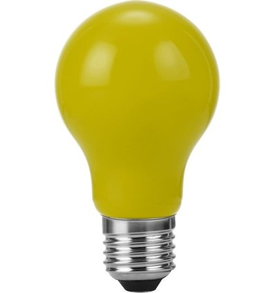 E27 1W LED filament lamp - A60, Geel, Party Colour Premium