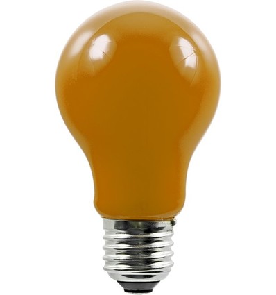 E27 1W LED filamentlamp - A60, oranje, Party Colour Premium