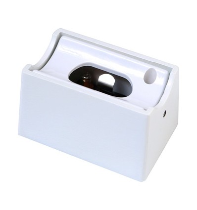 S14d lamphouder van wit metaal - voor S14d lampen