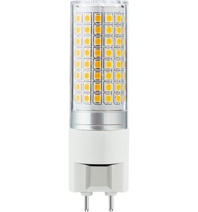 G12 11cm / 18W dimbare LED lamp - 2000lm, 3000K, helder glas