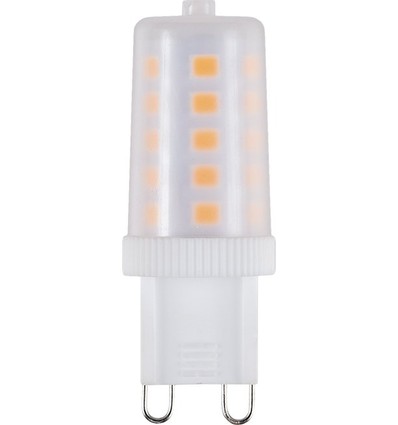 G9 3W LED lamp - 320lm, mat glas, 2700K