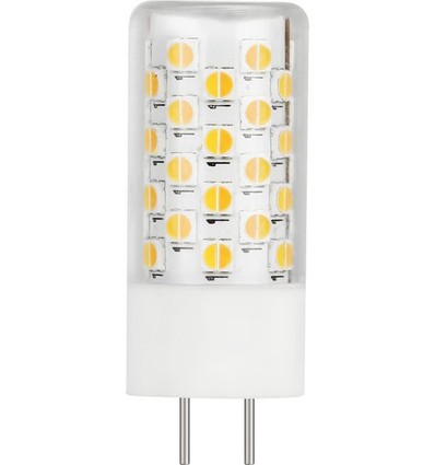 GY6.35 4,3W dimbare LED lamp, 12V - DimToWarm, 4,6cm, 380lm, helder glas