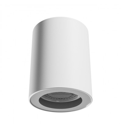 GU10 opbouwspot - Wit, IP44, rond, plafondlamp, zonder lichtbron
