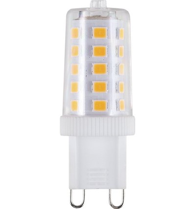 G9 3W LED lamp - 320lm, 5cm, helder glas, 2700K
