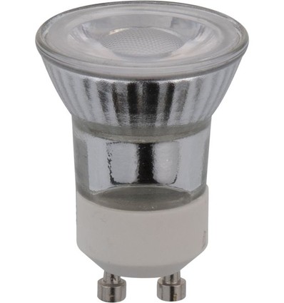 Mini GU10 MR11 3W dimbare LED-lamp - 200lm, 40°, glas, warm wit