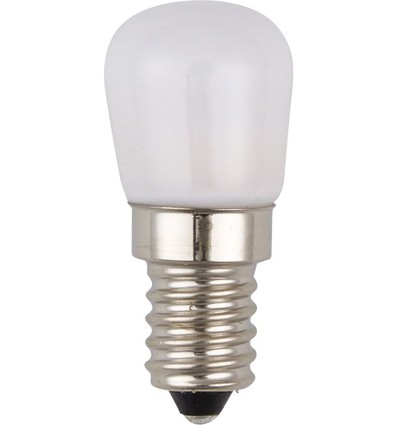E14 2W LED buislamp - 5,2cm, opaal glas, 3000K