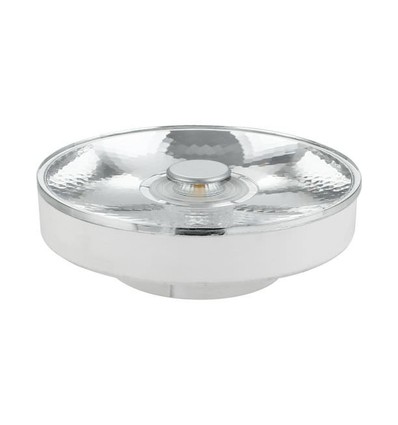 GX53 10W dimbare LED lamp - 820lm, 10°, 3000K, helder glas