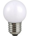 E27 2W LED kogellamp - G45, 100lm, opaal glas, 3000K