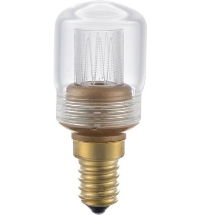 E14 2W dimbare LED vintage lamp - 7cm, 2000K, helder glas, buisvormig
