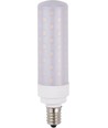 E14 10W LED buislamp, 11,8cm - 1050lm, dimbaar, opaal glas