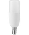E14 7W LED buislamp, 10,8cm, 95-265V - 810lm, opaal glas