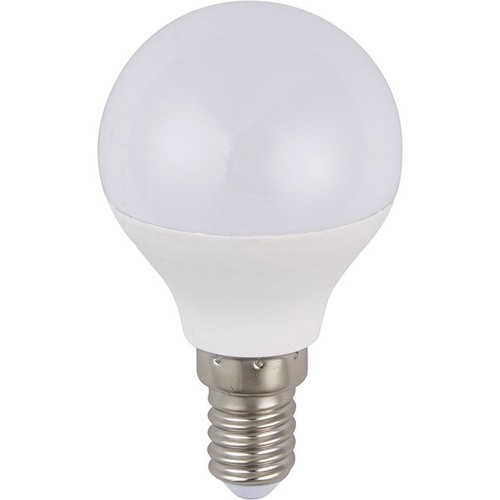 E14 3W LED kogellamp, 12-60V - G45, 250lm, opaal glas
