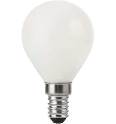 E14 4W DimToWarm LED kogellamp - G45, opaal glas, dimbaar, 2000-2700K