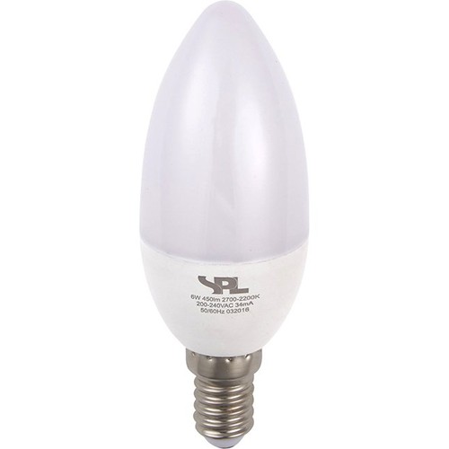 E14 4W dimbare LED kogellamp - DimToWarm, 2000-2700K, C37, opaal glas