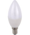 E14 5W dimbare LED kaarslamp - C35, 470lm, opaal glas, 2700K