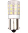 BA15s 3W LED buislamp, 4,5cm - 250lm, helder glas, 3000K
