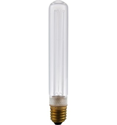 E27 2,5W dimbare LED vintage lamp - 18,5cm, 2000K, helder glas, Tube