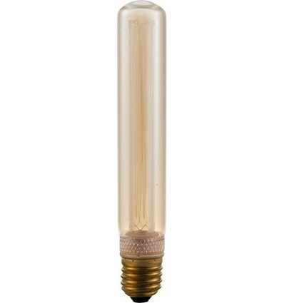 E27 2,5W dimbare LED vintage lamp - 18,5cm, 1800K, goud glas, Tube T30
