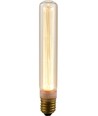 E27 2,5W dimbare LED vintage lamp - 18,5cm, 1800K, goud glas, Tube T30