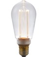 E27 3,5W dimbare LED Vintage lamp - ST64, 2000K, Rustika, helder glas