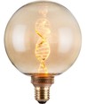 E27 3,5W dimbare LED Vintage DNA Globe G125 - 110lm, 1800K, goud glas