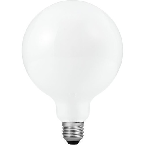 E27 12W dimbare LED globe lamp - G125, opaal glas, 1500lm, 2700K