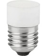 E27 3,4W dimbare LED buislamp - 4,5cm, 2700K, Opaal, Side Glow