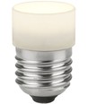 E27 3,4W dimbare LED buislamp - 4,5cm, 2700K, Opaal, Side Glow