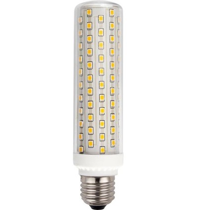 E27 15W dimbare LED buislamp - 14,9cm, 2100lm, helder glas