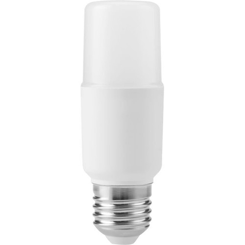 E27 7W LED Stick lamp, 95-265V - 810lm, 10,8cm, opaal glas