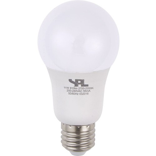 E27 11W dimbare LED-lamp - DimToWarm, 2000-2700K, A60, opaal glas, 810lm