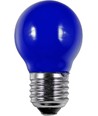 E27 1W LED Kogellamp - Blauw, G45 Filament, Party Colour Premium