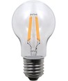 E27 3,5W LED filament lamp - A55, 320lm, onbreekbaar polycarbonaat, helder, warm wit