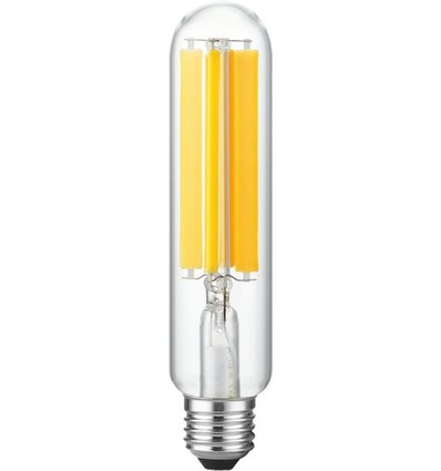 E27 21W LED HID Fila lamp - 3600lm, 17cm, helder glas, 2700K