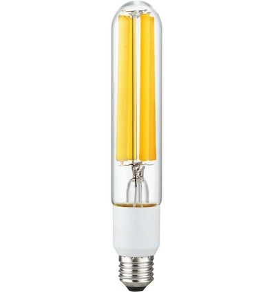 E27 36W HID Fila LED lamp - 23,8cm, 5400lm, helder glas, warm wit