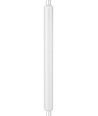 48cm / 9W S19 LED lamp - 850lm, mat glas, warm wit