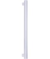 8W S14s LED-buis, 4000K - 880lm, T30, Opaal glas