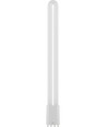 18W LED PLL 2G11 lamp, 41cm - 2300lm, 4-pins, opaal glas