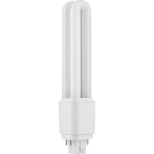 16,8cm / 9W G24q LED lamp - 1360lm, 4-pins, glas, opaal, 6500K