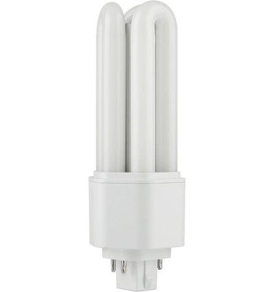 14cm / 10W GX24q LED lamp - 1450lm, 4-pins, opaal glas, 6500K